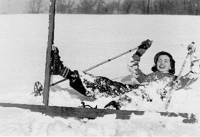 Skifahrerin