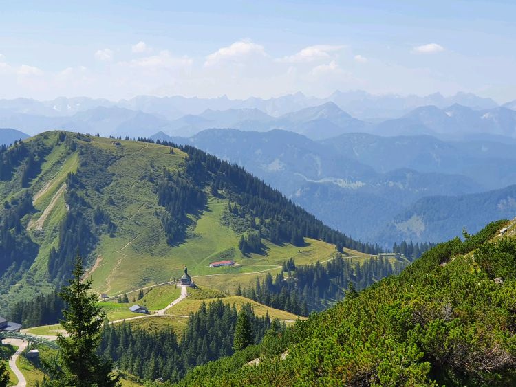 Blick auf die Berge