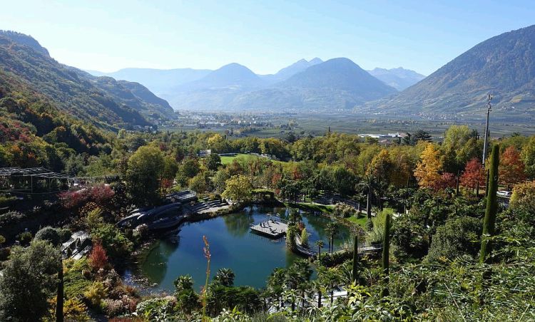 Südtirol-Meran-Gärten-Trauttmannsdorf-See-Sento-Wanderreisen