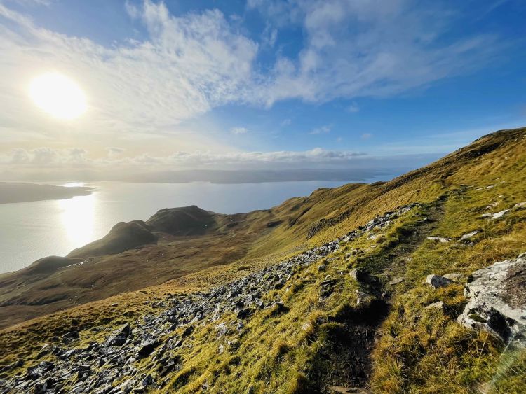 Ardnamurchan mit Sonne